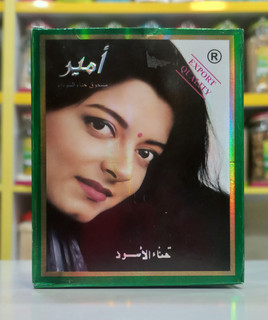 حنا هندی مشکی و قهوه ای امیر | رنگدهی مشکی مو و پوشش موهای سفید